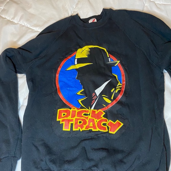 Jerzees Other - Vintage Dick Tracy crewneck size large black